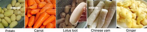 cassava taro sweet potato washing cleaning and peeling machine