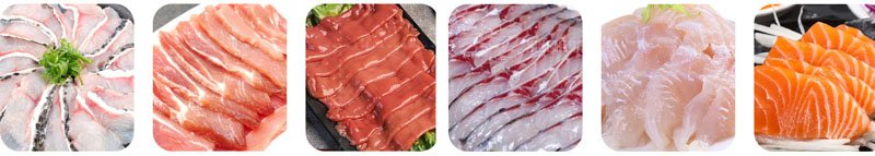 stainless steel fresh catfish trout tilapia smoke sashimi salmon fish slicing machine