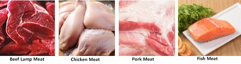 fresh chicken breast pork beef fish meat cube cutting dicing machine for restaurant